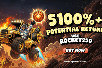 Didn’t Catch Bitcoin at $1 and Litecoin at $3? APEMARS Now Leads as the Next 100x Crypto Presale Opportunity at Stage 20 - Get Your 250% Bonus!  = The Bit Journal