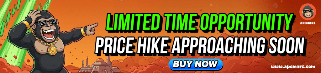 Don’t Miss APEMARS Stage 22: Next 100x Meme Coin Opportunity With LAUNCH350 Bonus Code After Missing Pepe and Peanut the Squirrel  = The Bit Journal