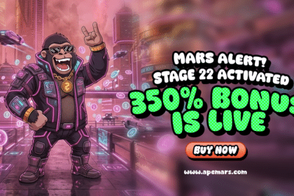APEMARS Ignites Community Driven Meme Coins Buzz With LAUNCH350 Bonus in Top Crypto to Buy Now Market Alongside SPX6900 and MOG  = The Bit Journal