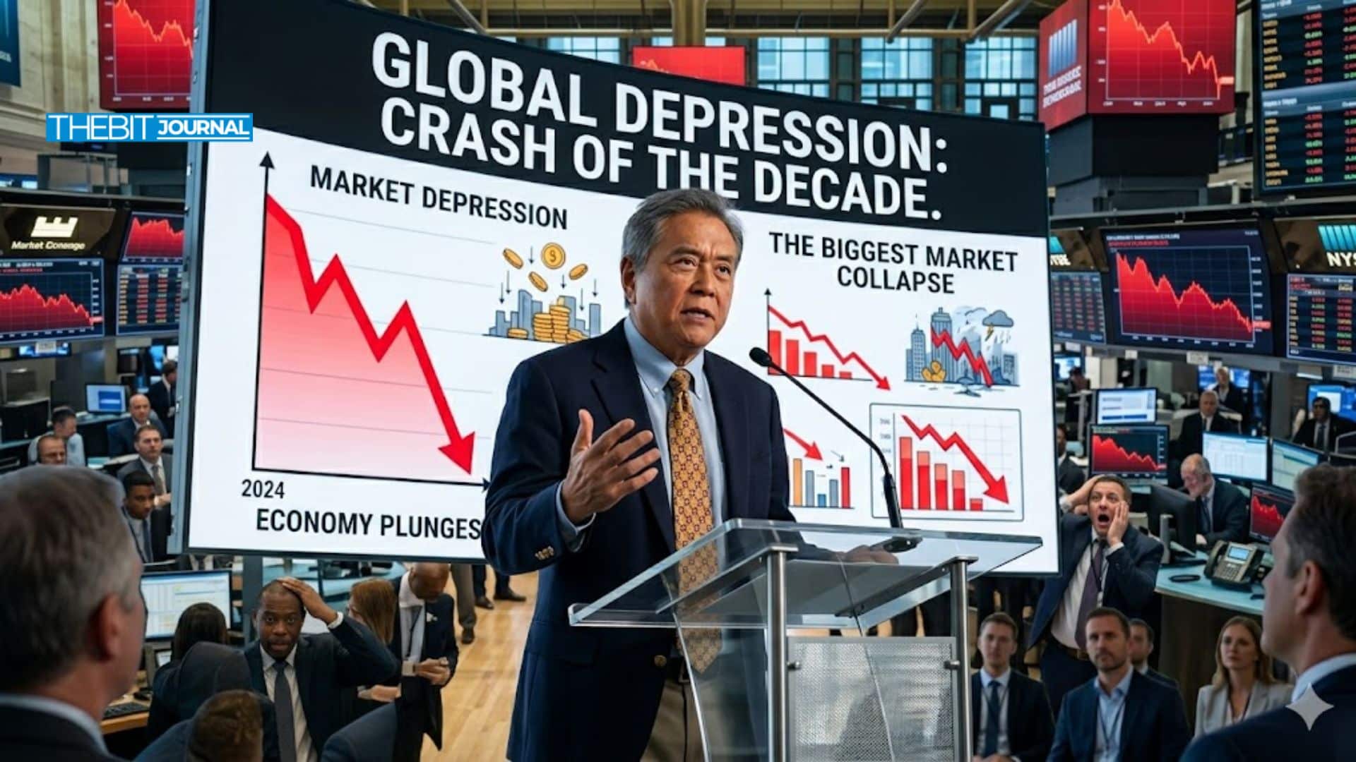 Robert Kiyosaki Predicts Depression-Level Crash: “Will You Survive or Profit?”