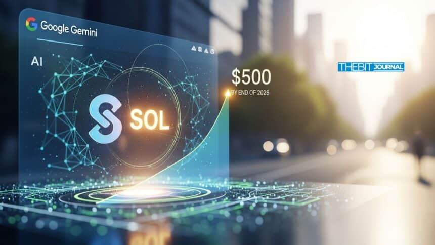 Solana Price Prediction: Google Gemini AI Sees SOL Reaching $500 by End of 2026 7 Solana Price Prediction: Google Gemini AI Sees SOL Reaching $500 by End of 2026
