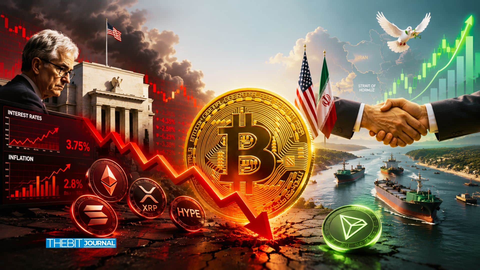 Bitcoin and Ether Face Fed Pressure as Trump’s Iran Deal Boosts Stocks 3 Crypto Market