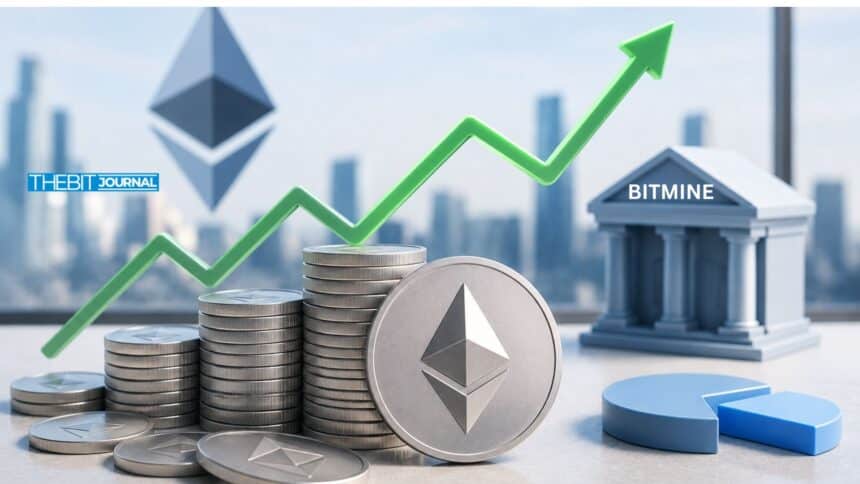 BitMine’s ETH Holdings Climb Toward 5% of Ethereum Ahead of Russell 1000 Entry
