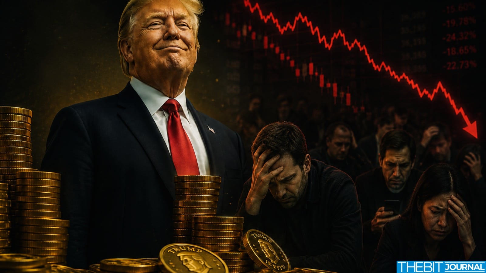 Trump Crypto Earnings Hit $2.3B as Retail Investor Losses Spark Scrutiny