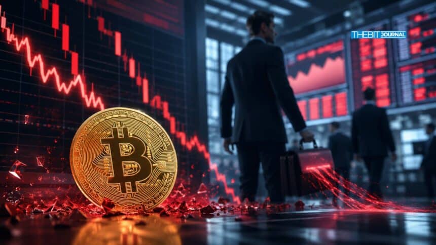 Bitcoin Price Falls as ETF Outflows and Leveraged Liquidations Weigh on Market