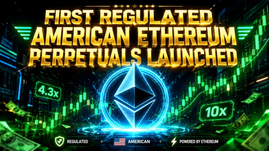 Post on X discussing new crypto perpetual futures expansion for U.S. traders.