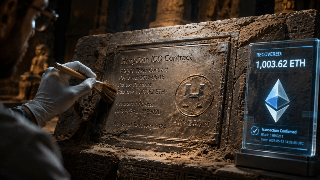 Failed Ethereum ICO Unlocks 1,003 ETH After Nine Years in HongCoin Recovery 1 Failed Ethereum ICO: CryptoSlate reports 1,003 ETH locked since 2016 has been successfully recovered.
