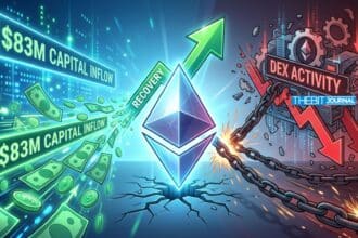 Ethereum Sees $83M Capital Inflow, but Falling DEX Activity Could Slow ETH’s Recovery