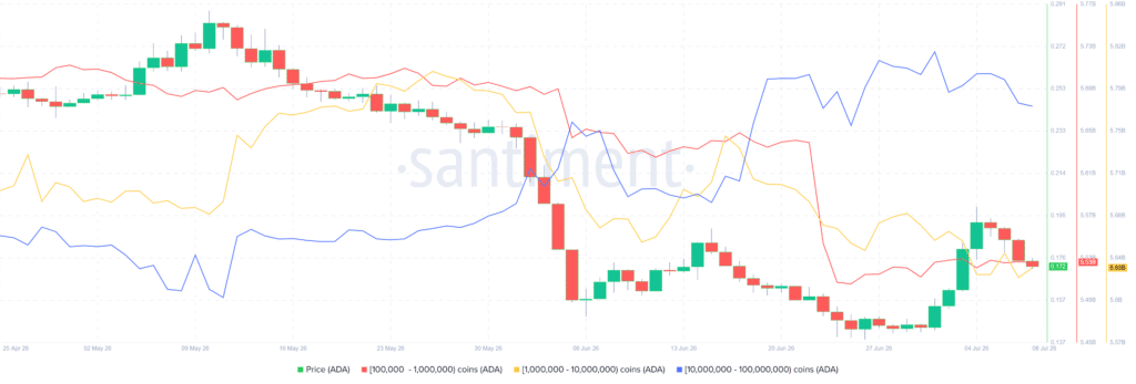 Cardano Price Falls Under Pressure After 190M ADA Whale Selloff 8 Cardano Price