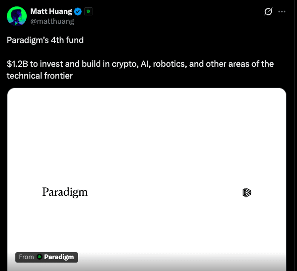 Paradigm AI Fund Raises $1.2B as Crypto Venture Capital Chases AI Boom 8 Paradigm AI Fund Raises $1.2 Billion