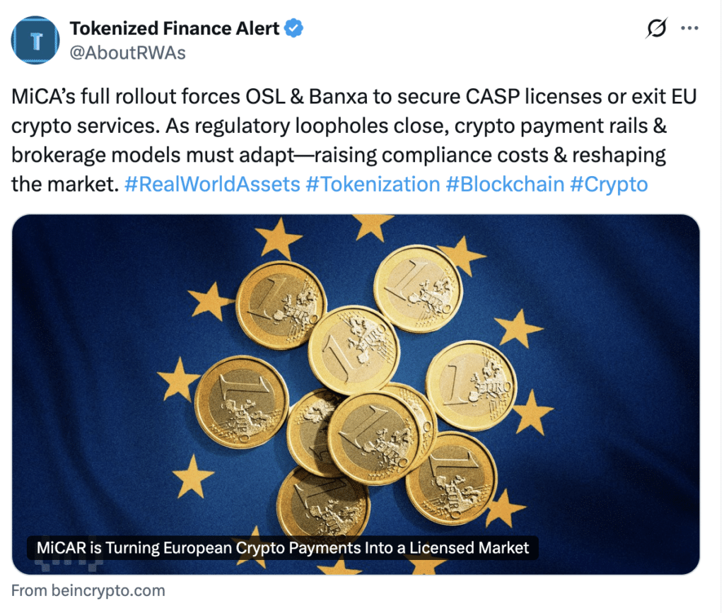 MiCA Compliance Platform From Reed Smith Targets EU Crypto Regulation 11 MiCA rollout reshapes EU crypto compliance.