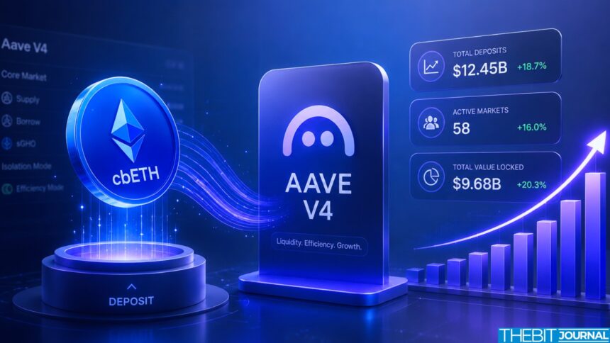 Aave V4 überschreitet 250 Millionen US-Dollar an Einlagen – Akzeptanz nimmt weiter zu 7 Aave V4 überschreitet 250 Millionen US-Dollar an Einlagen – Akzeptanz nimmt weiter zu