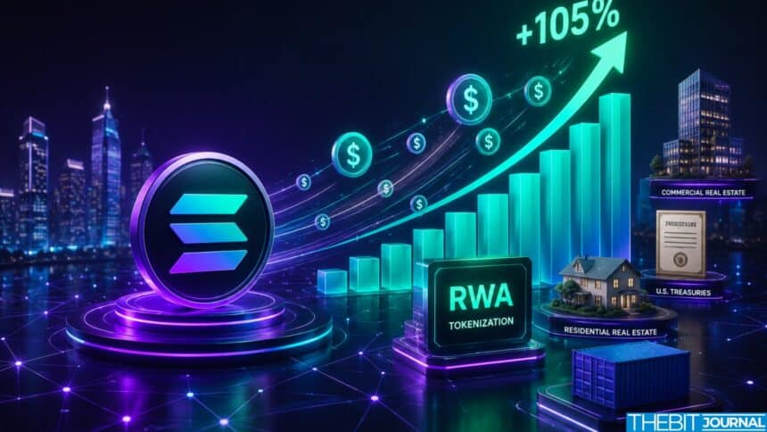 Solana RWA Activity Surges as Transfer Volume Jumps 105% to $8.68B 7 Solana RWA Transfers Jump 105% as Tokenization Expands