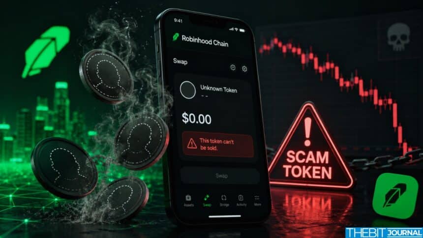 Robinhood Chain Scam Tokens Raise Alarm After Relay Warns of Disappearing Assets 7 Robinhood Chain Users Hit by Disappearing Scam Tokens