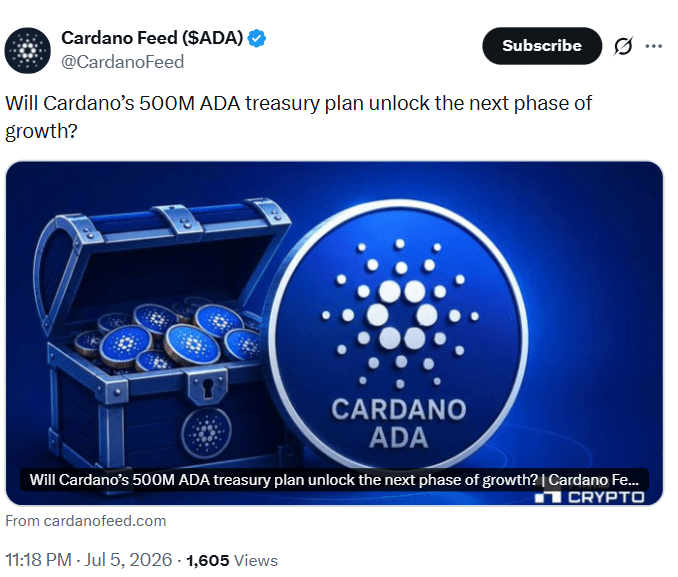 How Cardano Treasury Vote Could Shape Future ADA Governance and Spending Rules 5 Cardano Treasury