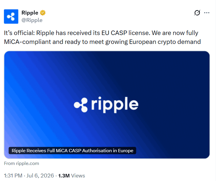 Ripple CASP License 
