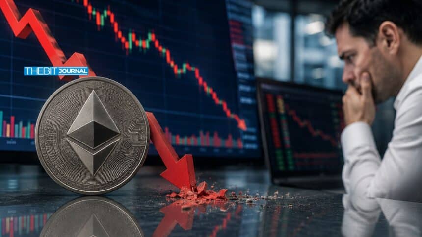 Ethereum Losing Streak Nears Historic First as BlackRock and BitMine Take Opposite Sides