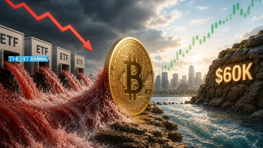 Bitcoin ETF Outflows Hit Record Levels as BTC Defends $60K Support