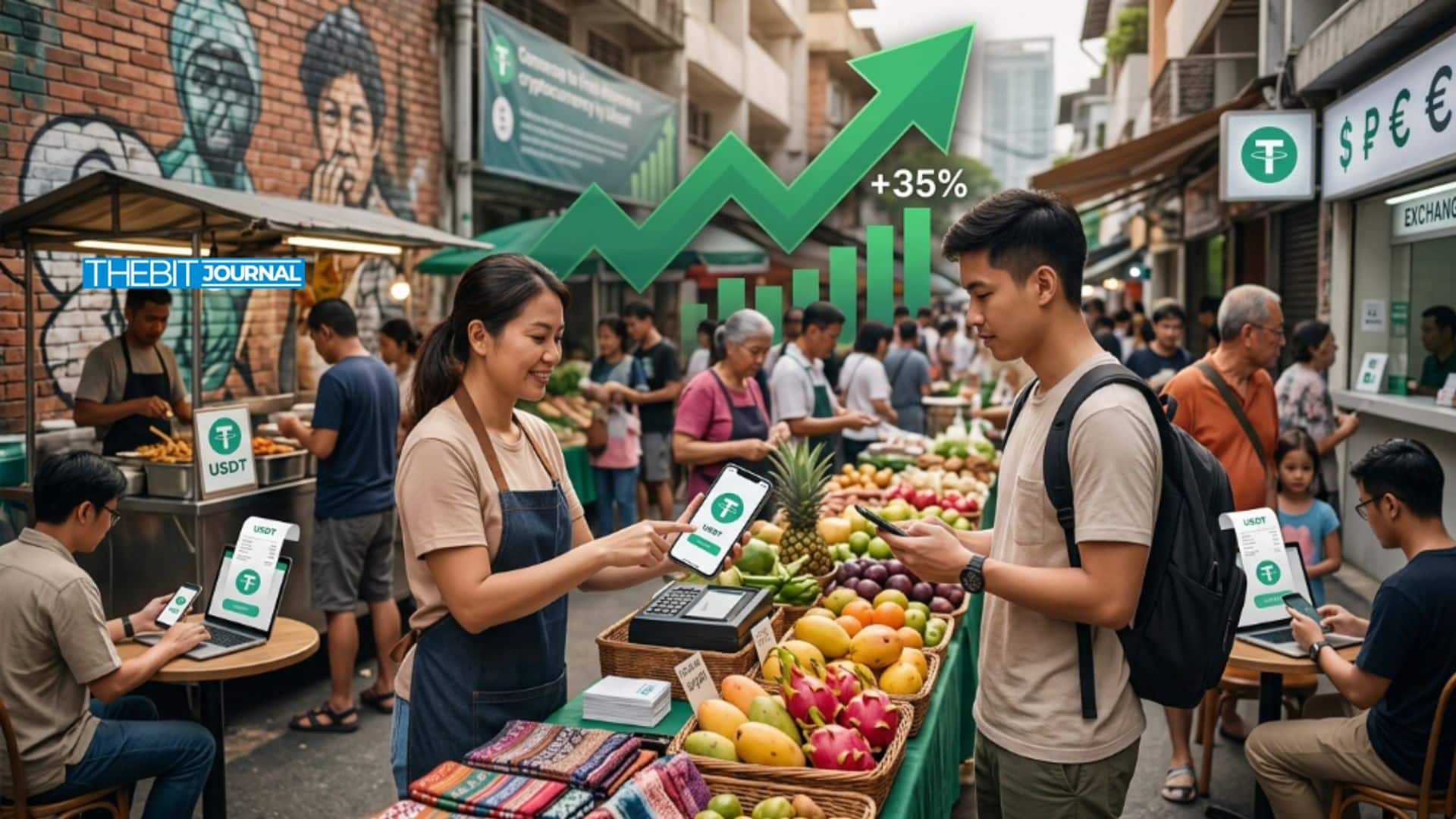 USDT Usage Surges 35%