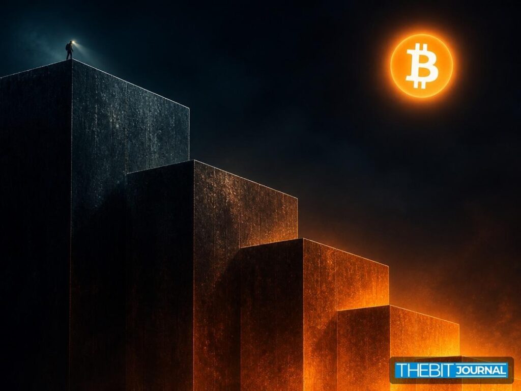 Bitcoin's BIP-110 Fork Needs Four Difficulty Resets to Recover, Not One 1 Four descending difficulty steps illustrate the successive resets the BIP-110 chain would need, with a single miner stranded at the top.