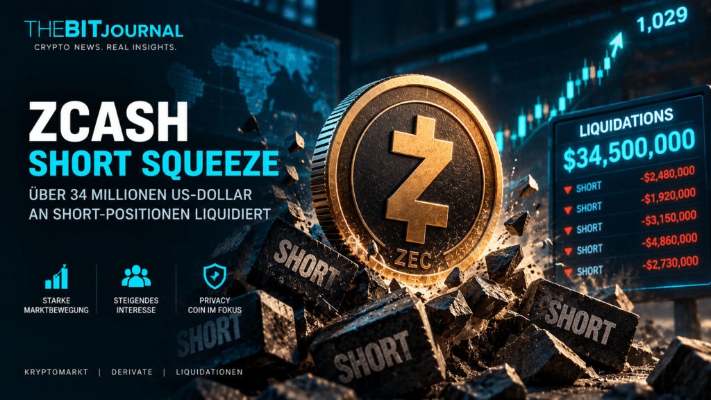 Zcash explodiert über 1.000 Dollar: Dieser Krypto-Coin überrascht jetzt den gesamten Markt = The Bit Journal