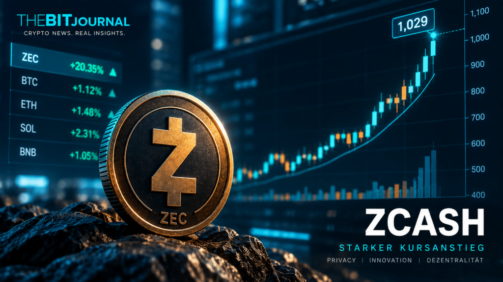 Zcash explodiert über 1.000 Dollar: Dieser Krypto-Coin überrascht jetzt den gesamten Markt = The Bit Journal