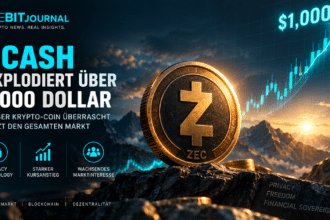 Zcash ZEC steigt über 1.000 US-Dollar und sorgt für starke Bewegung am Kryptomarkt