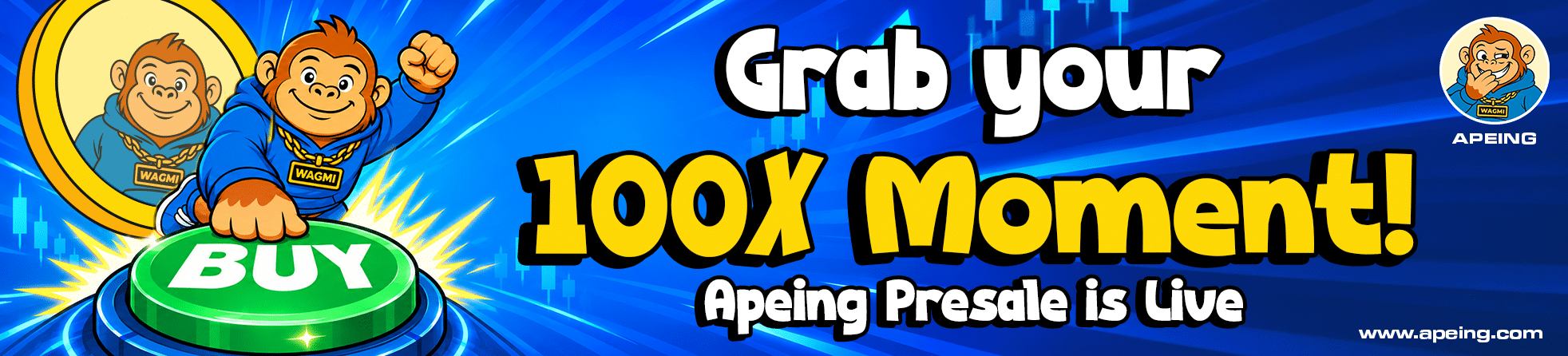 Missed MemeCore and Fartcoin? The Best Crypto Presale Conversation Shifts to Apeing Stage 4 at $0.0005 With a $0.01 Listing Target 10 Apeing