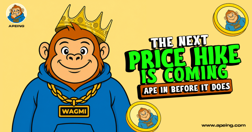 Wish You’d Bought DOGE and Cashcat Earlier? Apeing Meme Coin Presale Stage 3 Is 62% Filled - Join Before the Price Jumps 7 Apeing