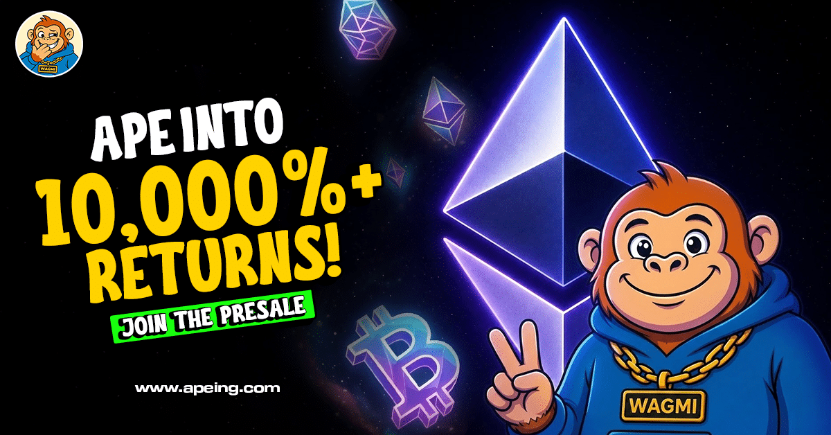 The Apeing Countdown Ends: Stage 1 Launches as One of the Best Crypto Presales 2026 While BTC Tests $79K