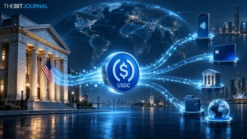 USDC payment network connecting banking infrastructure