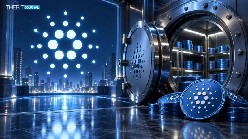 Cardano tokens beside institutional custody infrastructure