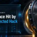 Open steel vault door in a dark server room illustrating the Binance hack and drained hot wallets