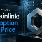 Is Chainlink a good investment in 2026: metal Chainlink sculpture inside a bank vault