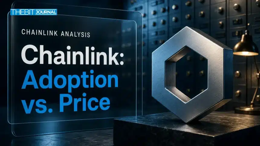 Is Chainlink a Good Investment in 2026? What the Data and Risks Show 7 Is Chainlink a good investment in 2026: metal Chainlink sculpture inside a bank vault