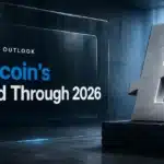 Silver Litecoin emblem sculpture in a dim gallery illustrating Litecoin price prediction 2026