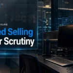 Nasdaq selloff coverage illustrated by an empty institutional trading workstation after hours