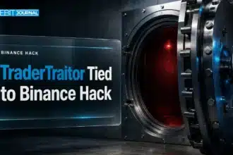 Open empty steel vault symbolising the North Korea Binance hack attributed to TraderTraitor