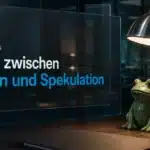 Pepe Prognose im Faktencheck: grüne Keramikfroschfigur unter einer Prüflampe