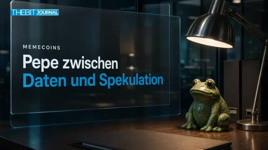 Pepe Prognose: Was Kursdaten und Großbestände wirklich zeigen 7 Pepe Prognose im Faktencheck: grüne Keramikfroschfigur unter einer Prüflampe