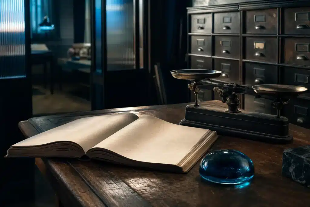 Sui investment in 2026: What the Market Data Shows 8 Research desk with an unmarked ledger and mechanical balance for examining valuation evidence