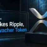 Metallenes XRP-Symbol in einem Banktresor zur Frage: Lohnt sich XRP 2026?